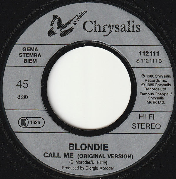 Blondie - Call Me (The Ben Liebrand Remix)