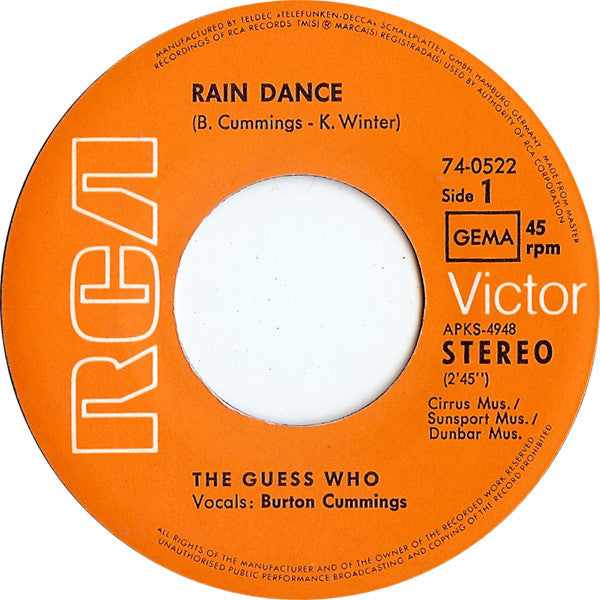 The Guess Who -Rain Dance