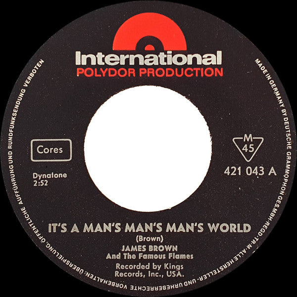 James Brown And The Famous Flames* -It's A Man's Man's Man's World
