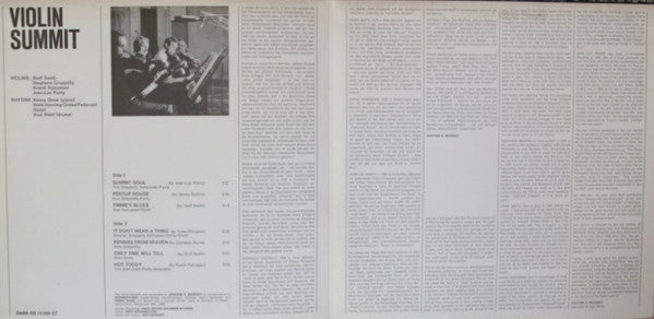 Stuff Smith / Stephane Grappelly* / Svend Asmussen / Jean-Luc Ponty - Violin-Summit