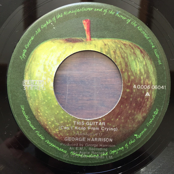 George Harrison -This Guitar (Can't Keep From Crying)