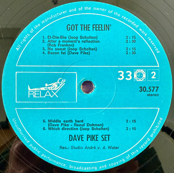The Dave Pike Set -Got The Feelin'