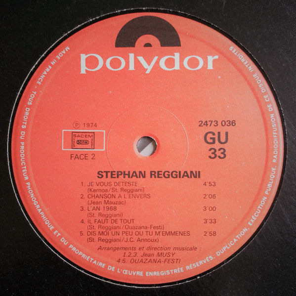 Stephan Reggiani -Stephan Reggiani