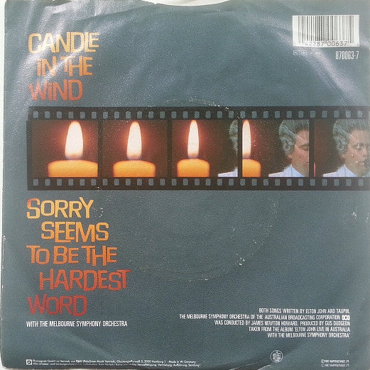 Elton John -Candle In The Wind