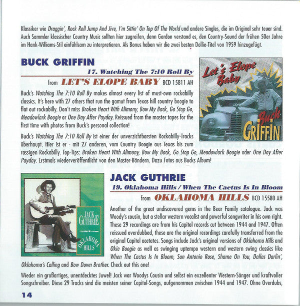 Various - That's What Makes The Jukebox Play (Highlights From Bear Family's Releases: Hillbilly &amp; Rockabilly)