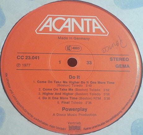 Power Play (2) -Do It