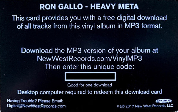 Ron Gallo -Heavy Meta