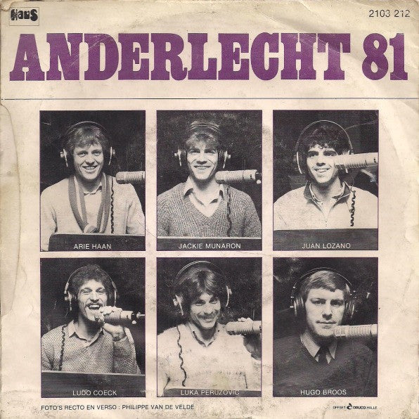 Anderlecht 81 - Anderlecht '81 Het Elftal / L'equipe