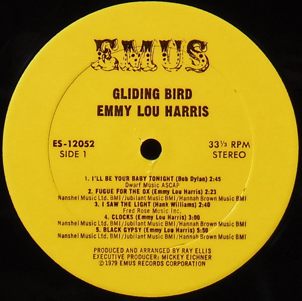 Emmy Lou Harris* -Gliding Bird