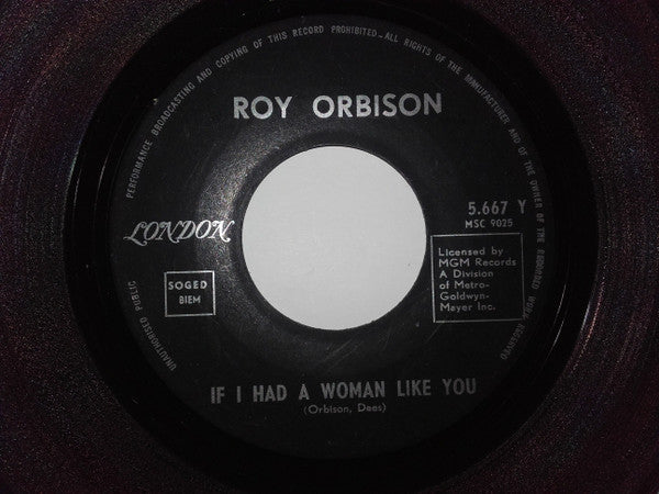 Roy Orbison -So Young / If I Had A Woman Like You