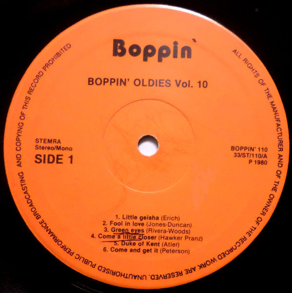 Various -12 Boppin' Oldies Vol. 10