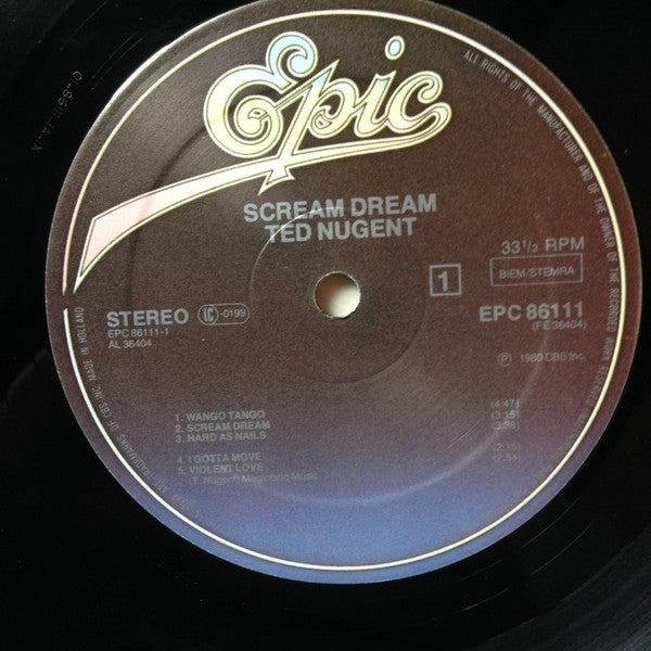 Ted Nugent -Scream Dream
