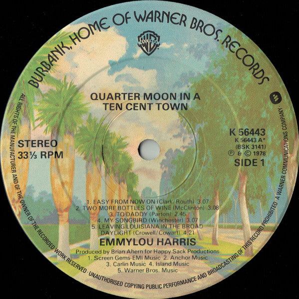 Emmylou Harris -Quarter Moon In A Ten Cent Town