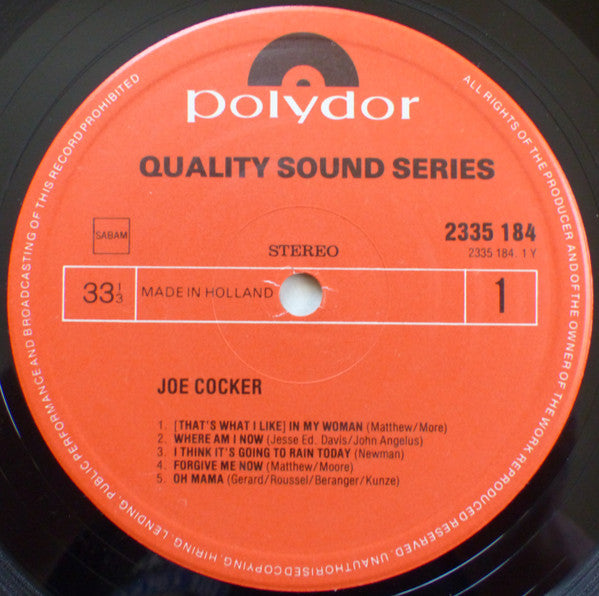 Joe Cocker -Joe Cocker