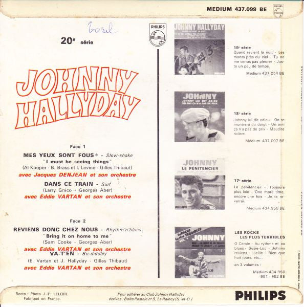 Johnny* -Mes Yeux Sont Fous