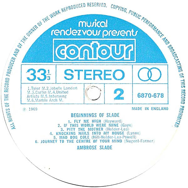 Ambrose Slade -Beginnings Of Slade