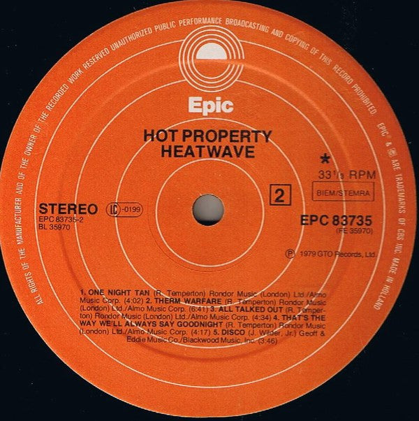Heatwave - Hot Property