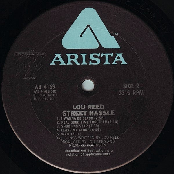 Lou Reed -Street Hassle