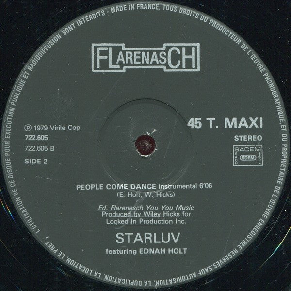 Starluv &amp; Ednah Holt - People Come Dance (Longue Version)