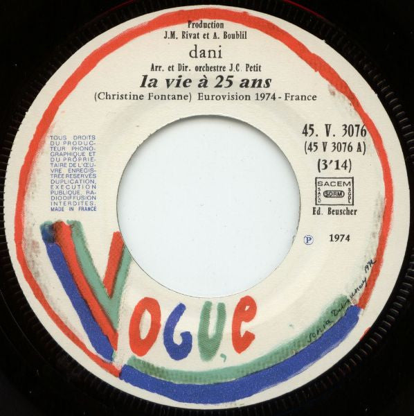 Dani -La Vie A 25 Ans (Y'a Pas De Mal A Se Faire Du Bien)