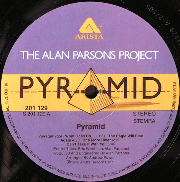 The Alan Parsons Project -Pyramid