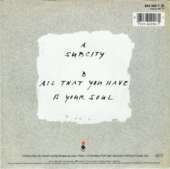 Tracy Chapman -Subcity