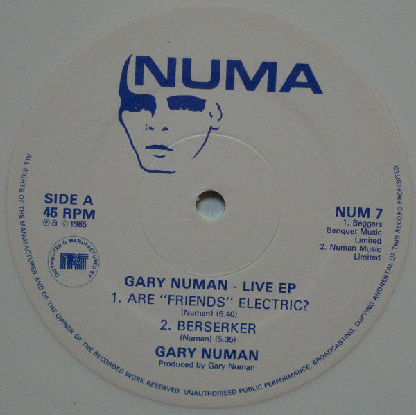 Gary Numan -The Live EP