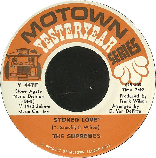 The Supremes - Stoned Love / Everybody's Got The Right To Love
