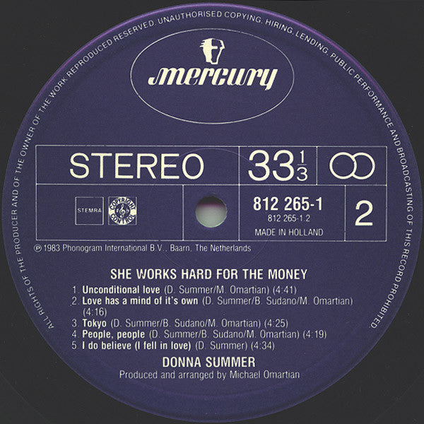 Donna Summer -She Works Hard For The Money