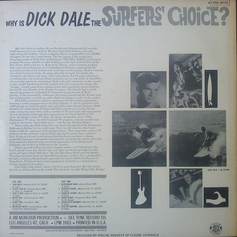 Dick Dale And His Del-Tones* -Surfer's Choice