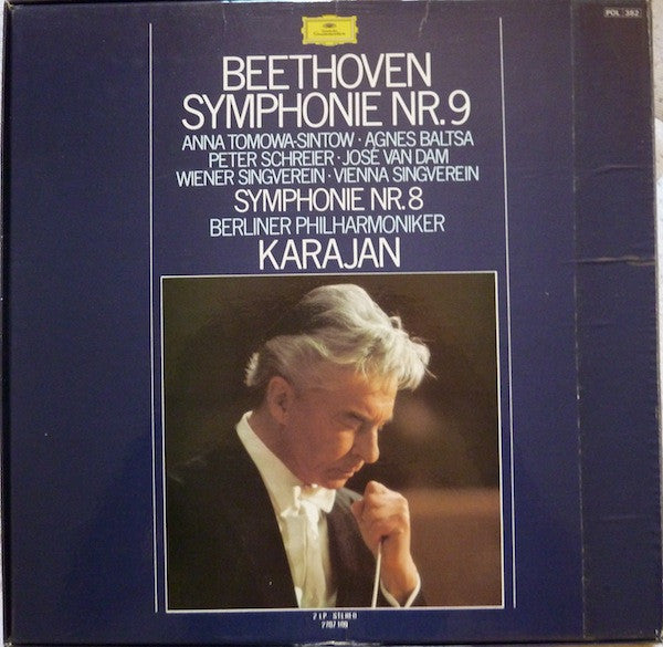 Ludwig van Beethoven / Herbert von Karajan, Orchestre Philharmonique De Berlin* - Symphonie No. 8 En Fa Majeur, Op. 93 - Symphonie No. 9 En Ré Mineur, Op. 125