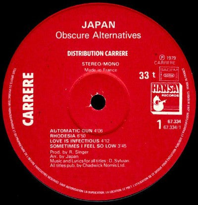 Japan -Obscure Alternatives