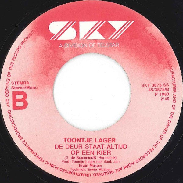 Toontje Lager -Zoveel Te Doen