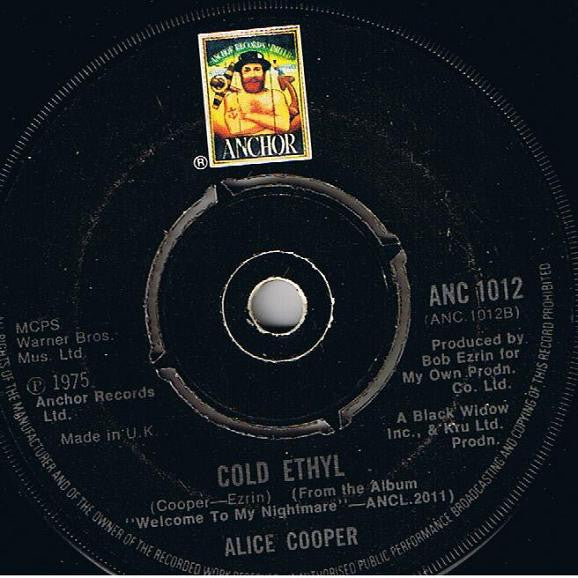 Alice Cooper (2) -Department Of Youth / Cold Ethyl