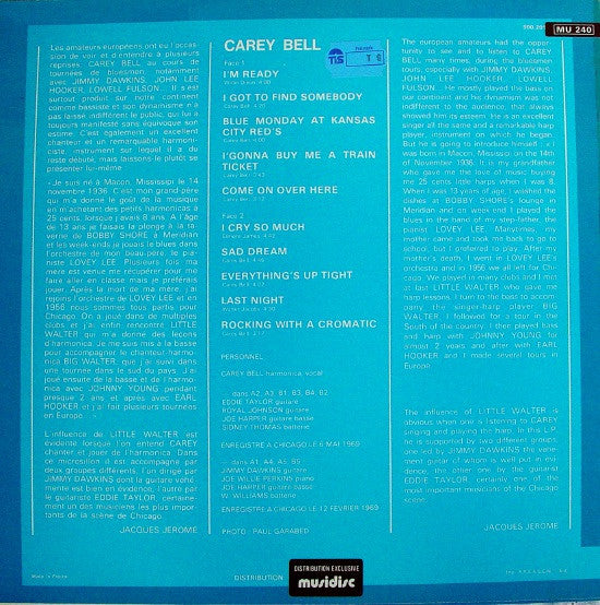 Carey Bell -Blues Harp