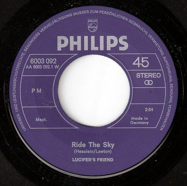 Lucifer's Friend -Ride The Sky / Horla