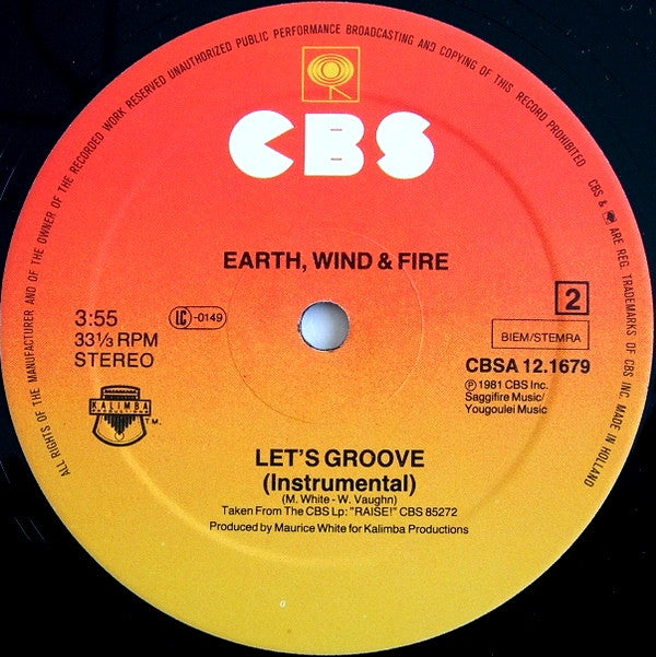 Earth, Wind &amp; Fire - Let's Groove (Full Length Version)