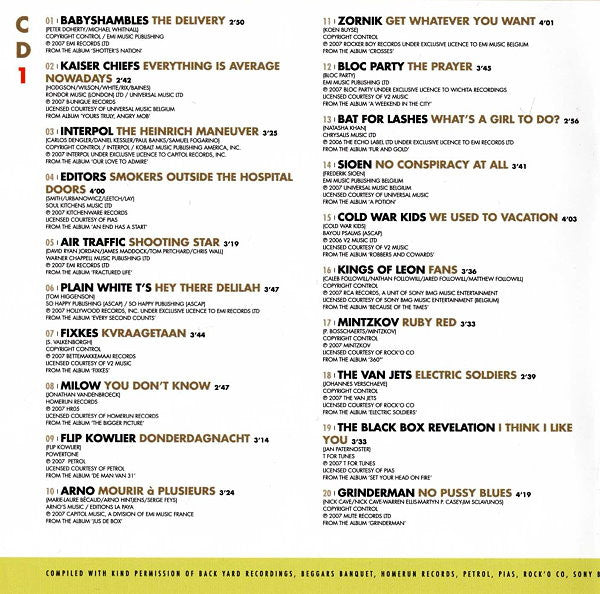 Various -Alle 2007 Goed: Meer Dan Het Beste Uit Humo's Top 2007