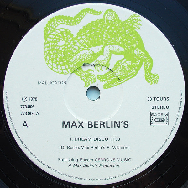 Max Berlin's* -Dream Disco