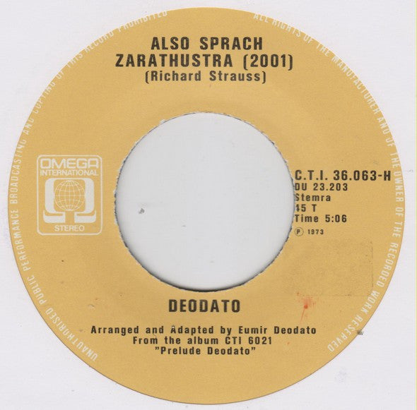 Deodato* - Also Sprach Zarathustra (2001)