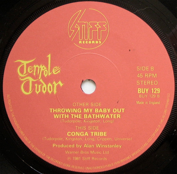 Tenpole Tudor - Throwing My Baby Out With The Bathwater