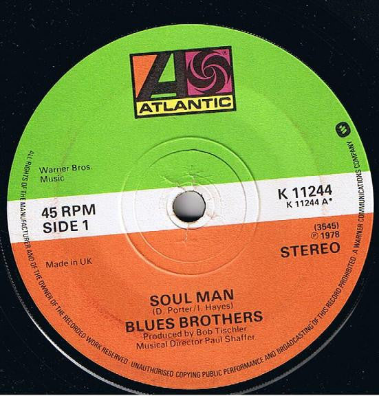 The Blues Brothers -Soul Man / Excusez Moi Mon Cherie