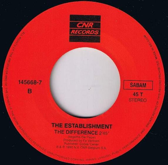 The Establishment (2) -You Are Sacred / The Difference
