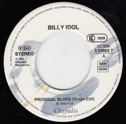 Billy Idol -Prodigal Blues