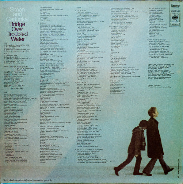Simon And Garfunkel* -Bridge Over Troubled Water
