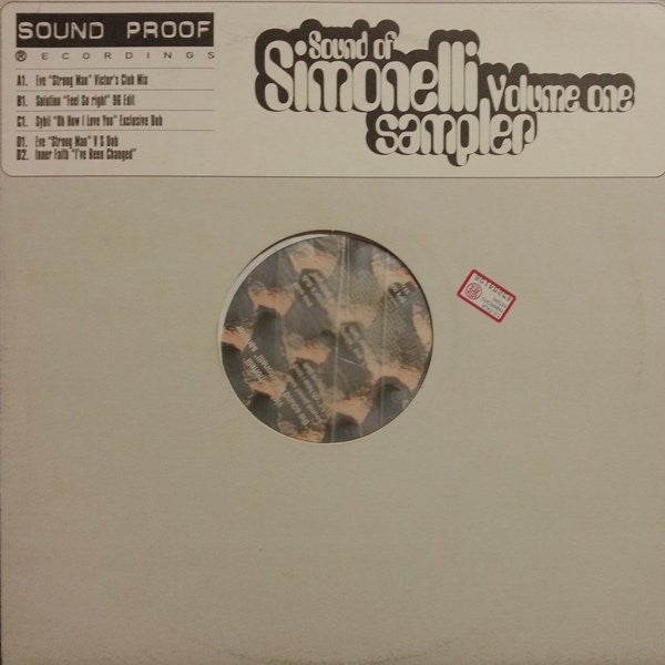Victor Simonelli -Sound Of Simonelli Sampler Volume One