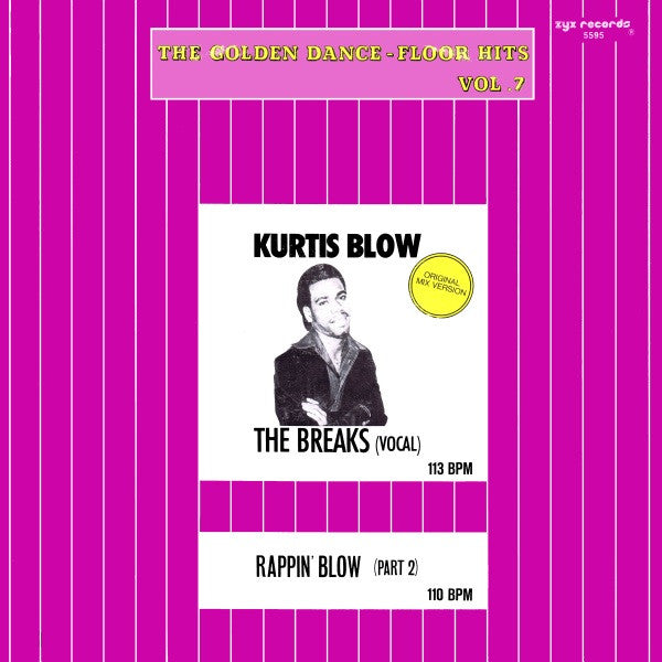 Kurtis Blow -The Breaks (Original Mix Version) (Vocal) / Rappin' Blow (Part 2)