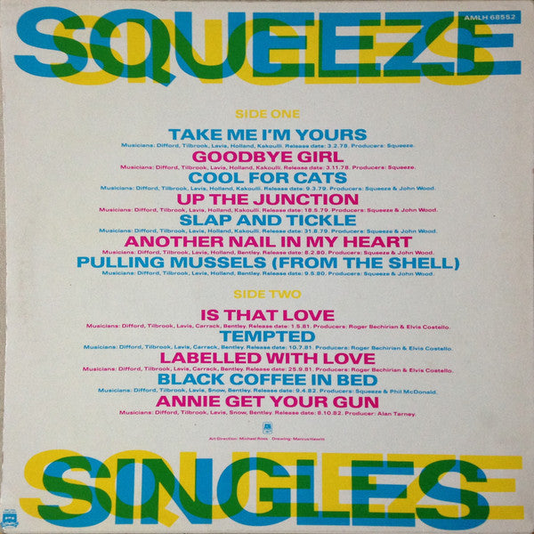 Squeeze (2) -Singles - 45's And Under