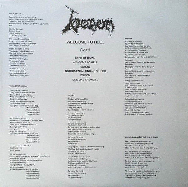 Venom (8) -Welcome To Hell