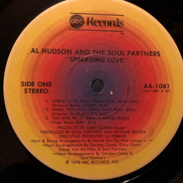 Al Hudson And The Soul Partners* -Spreading Love